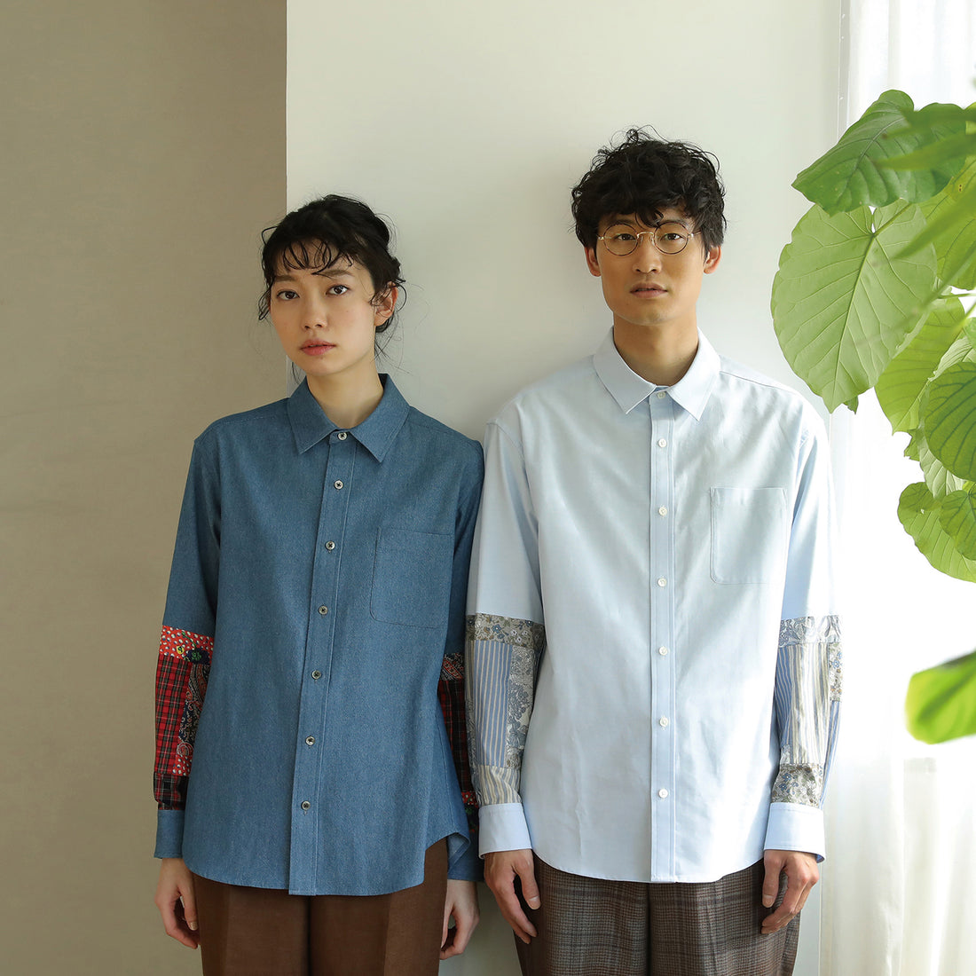 202204 FARMER(DENIM / OXFORD)