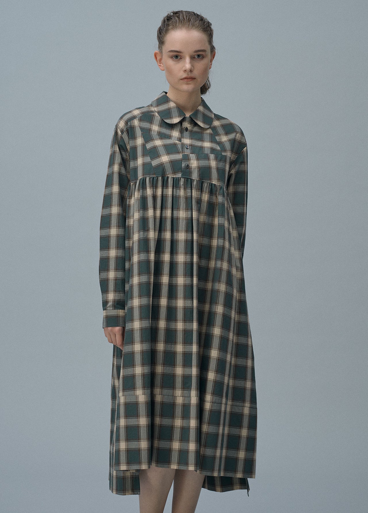 202405 A HOLE / ONEPIECE(DEEPGREEN)