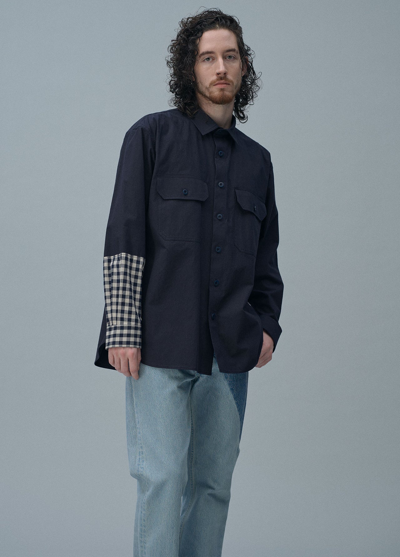 202410 WORK24(GINGHAM NAVY)