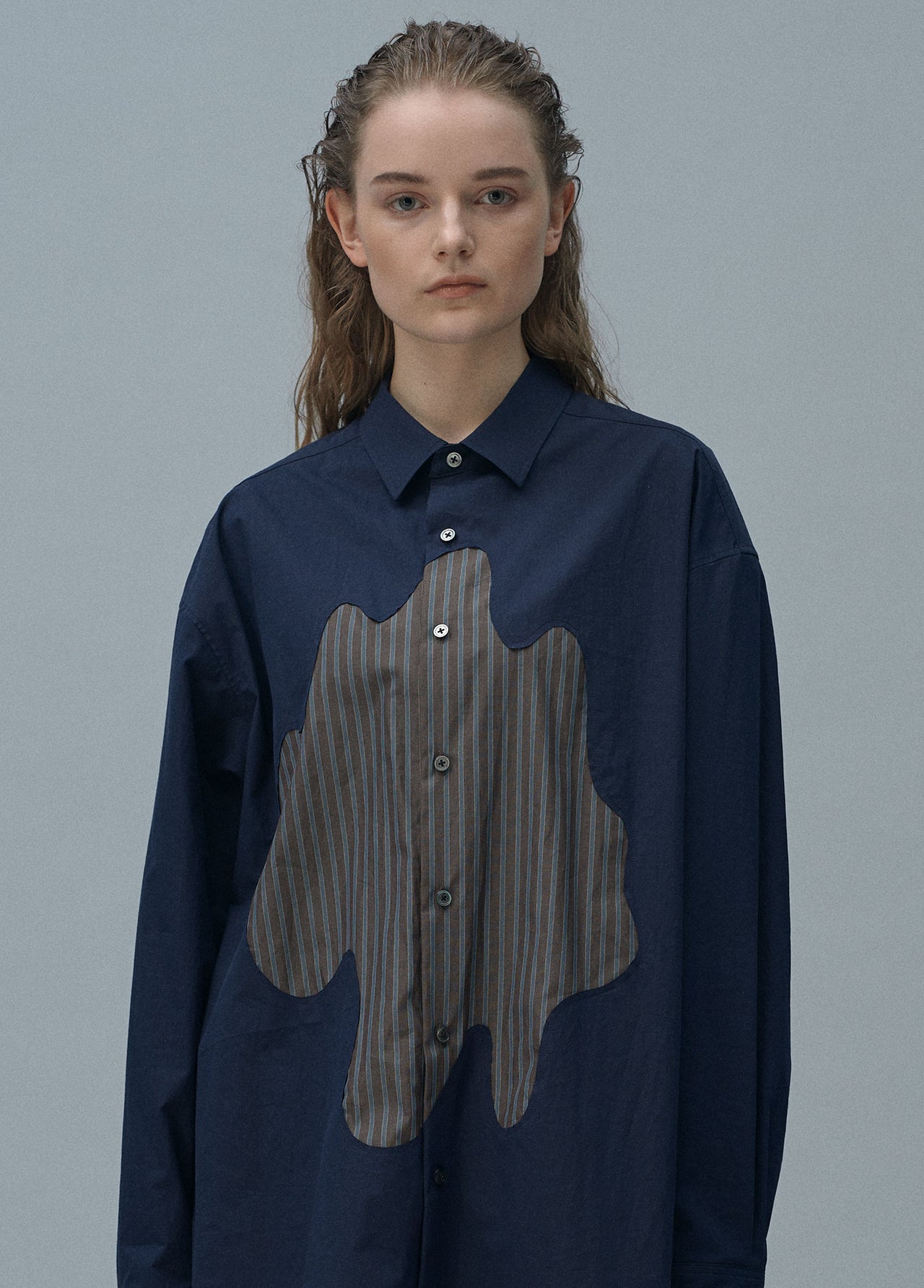 202411 STAIN(NAVY×STRIPE)