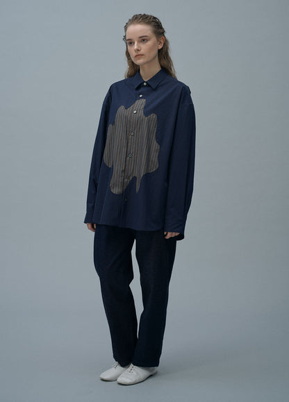 202411 STAIN（NAVY×STRIPE）