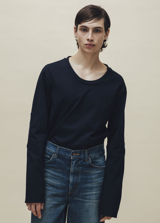 [Unisex] LONG-T（NAVY）