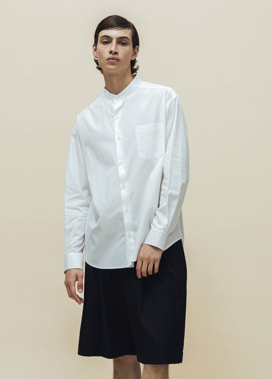 [Unisex] THE WHITE SHIRT（STAND COLLAR）