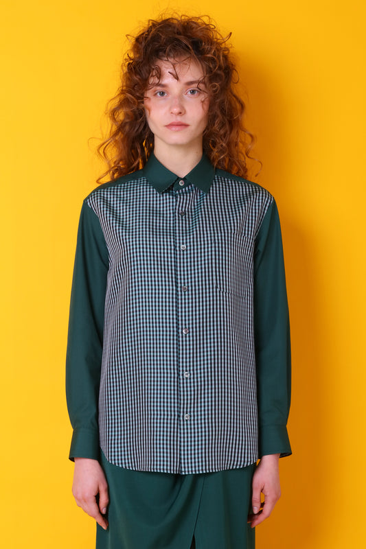 [UNISEX] 202111 GINGHAM CHECK SHIRT（ユニセックスシャツ）