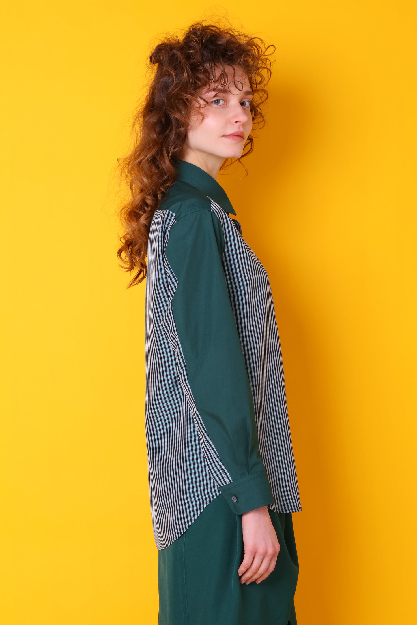 [UNISEX] 202111 GINGHAM CHECK SHIRT（ユニセックスシャツ）