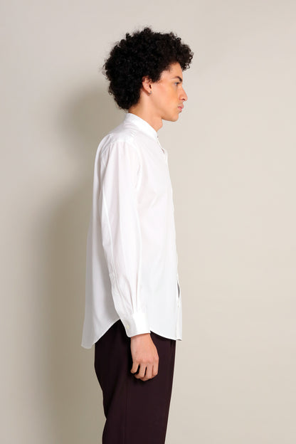 [Unisex] THE WHITE SHIRT (STAND COLLAR)