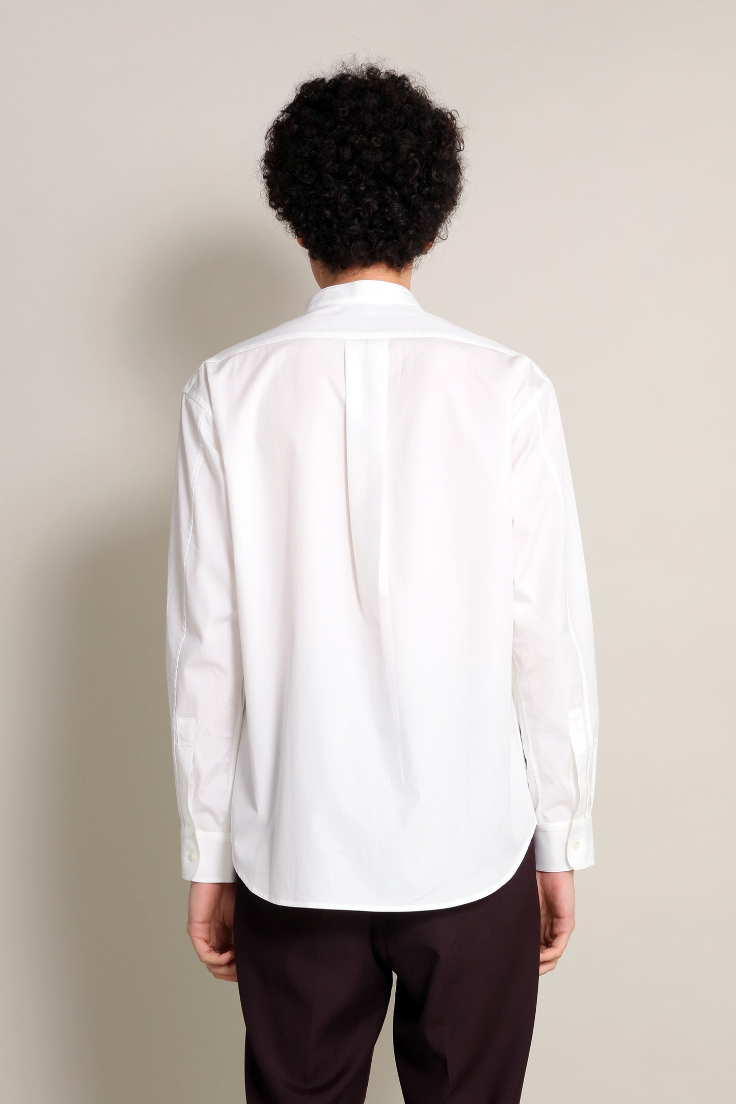 [Unisex] THE WHITE SHIRT (STAND COLLAR)