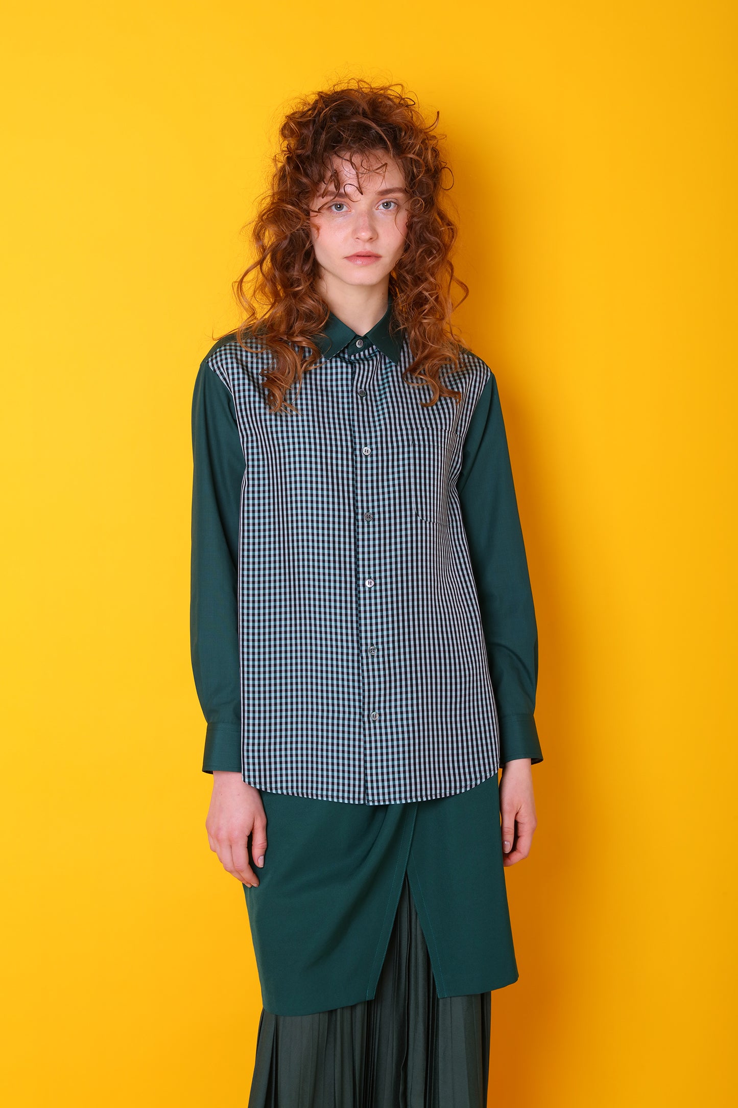 [UNISEX] 202111 GINGHAM CHECK SHIRT（ユニセックスシャツ）