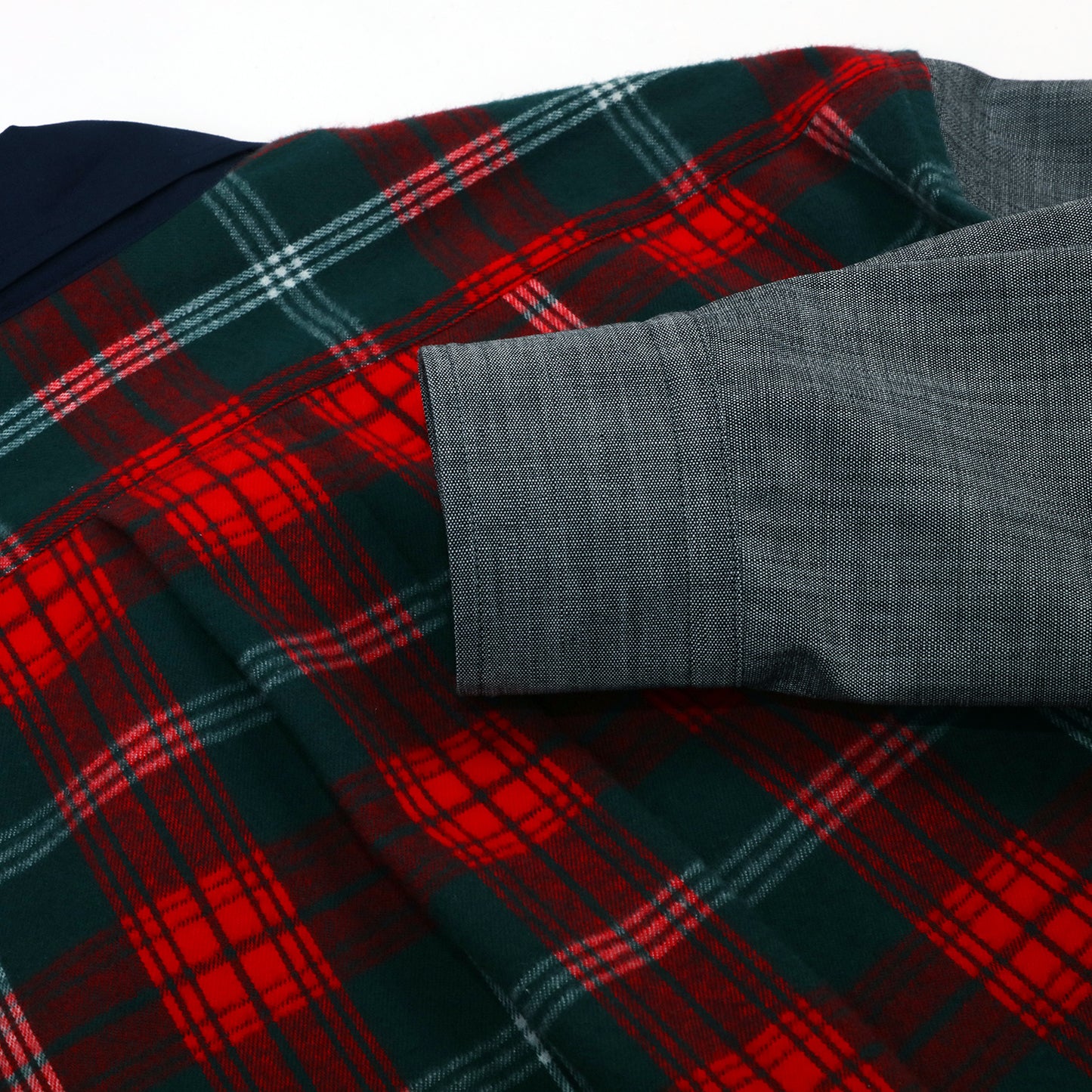 [UNISEX] 202112 GREY NAVY SHIRT（ユニセックスシャツ）