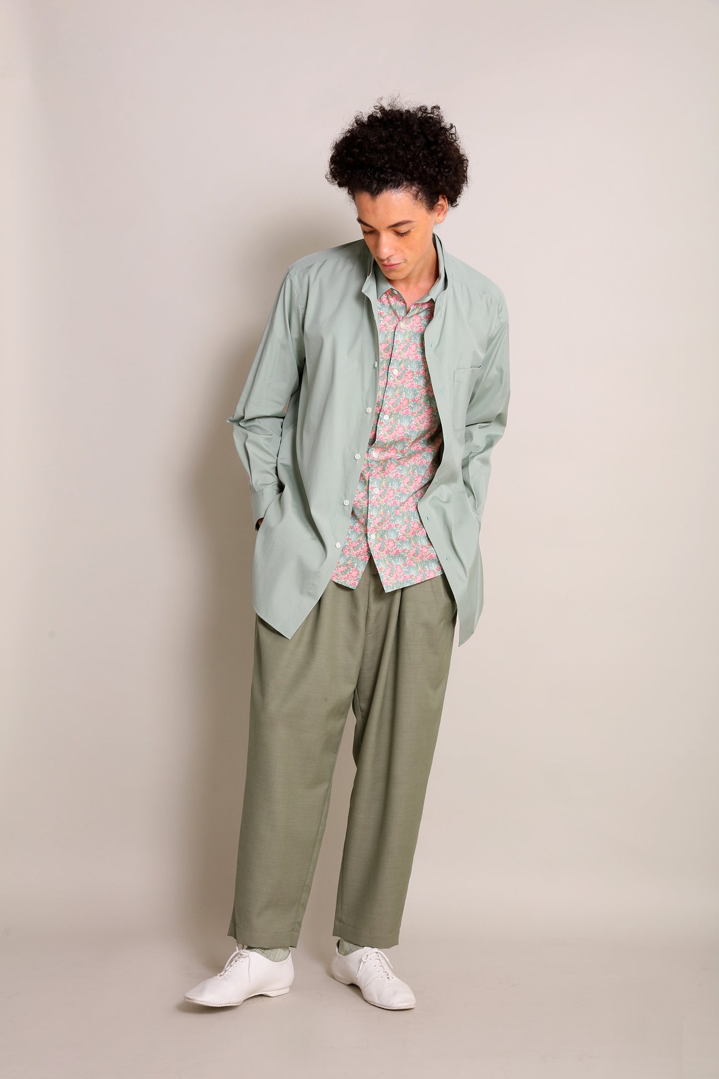 [Unisex] 202106 ポピー（半袖シャツ＋ロングシャツ2着セット）