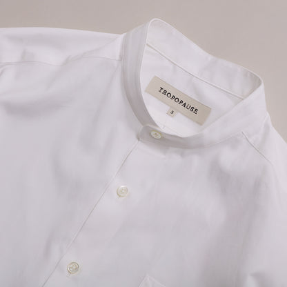 [Unisex] THE WHITE SHIRT (STAND COLLAR)