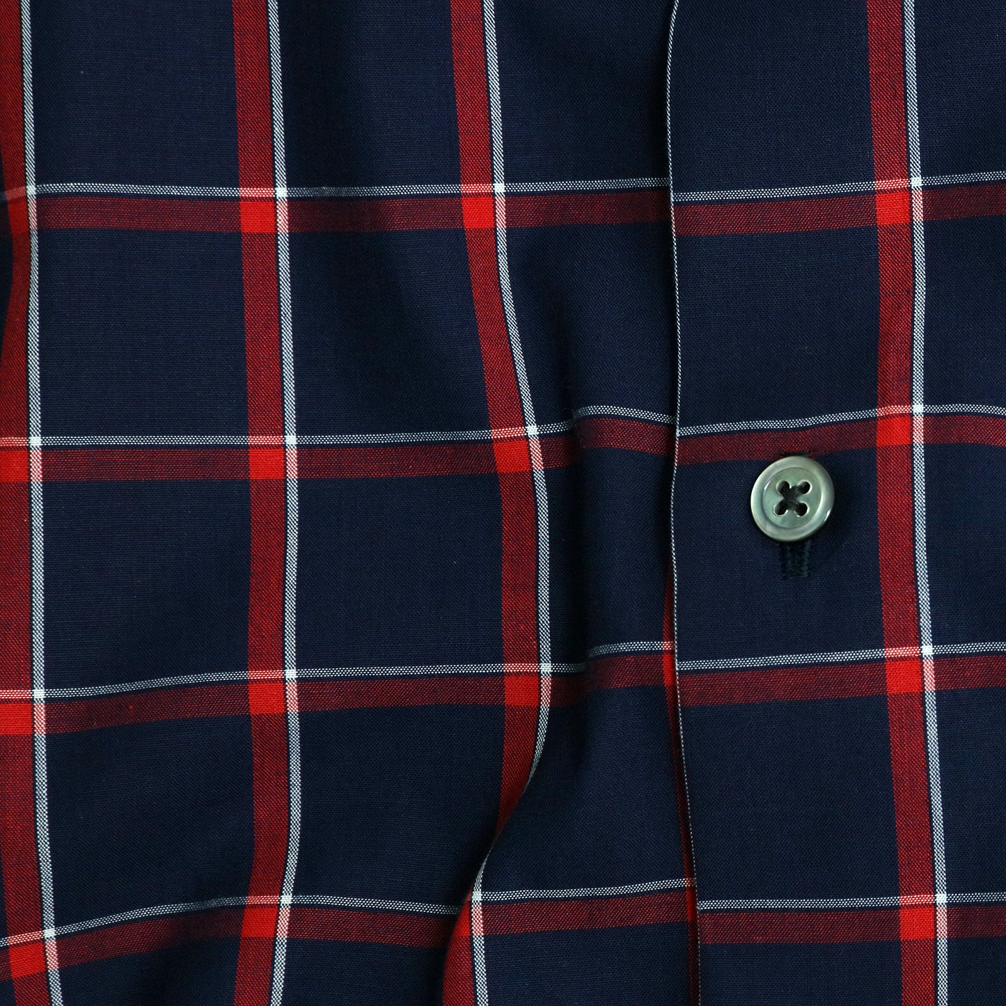 [UNISEX] 202112 ROUND NAVY  SHIRT（ユニセックスシャツ）