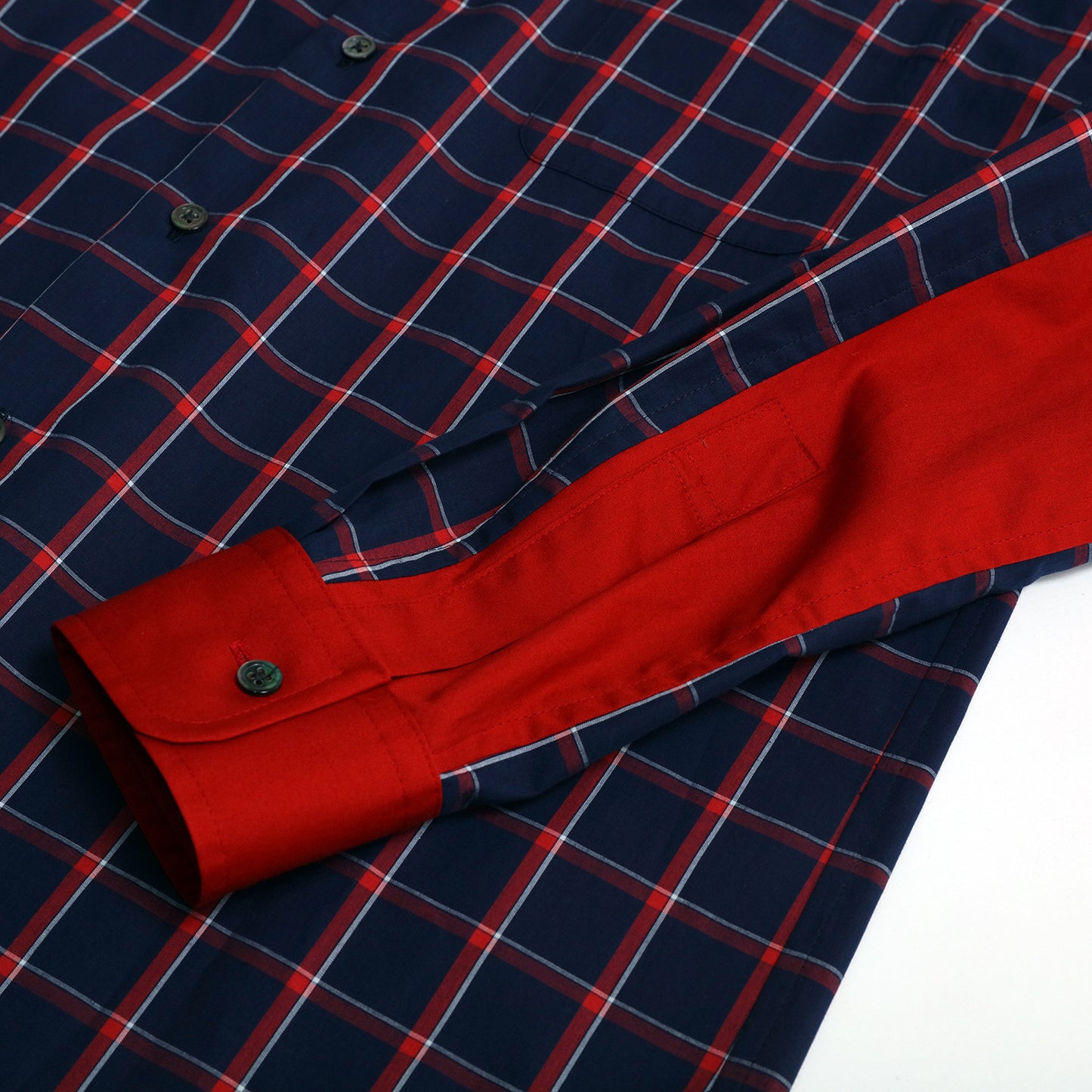 [UNISEX] 202112 ROUND NAVY  SHIRT（ユニセックスシャツ）