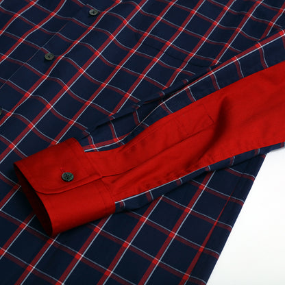 [UNISEX] 202112 ROUND NAVY  SHIRT（ユニセックスシャツ）