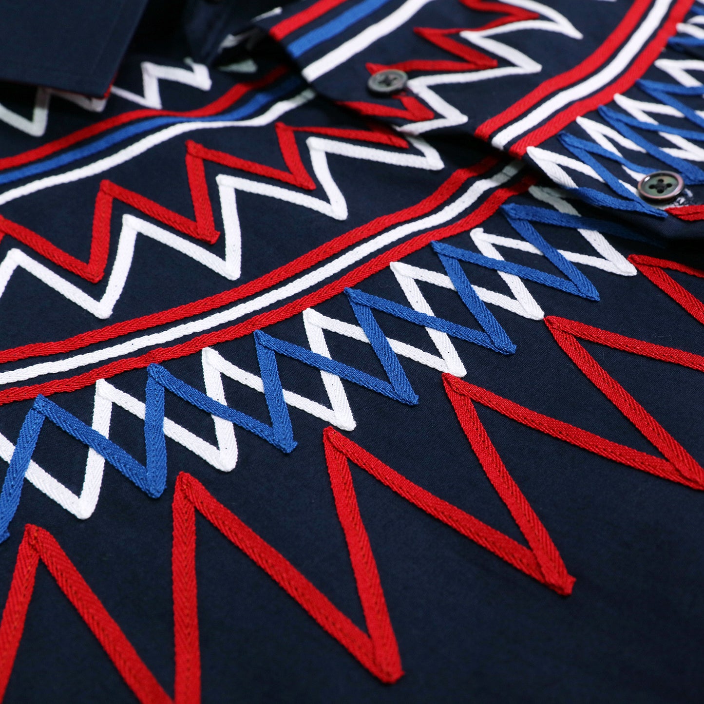 [PREMIUM] 202112 RIBBON  NAVY SHIRT（ユニセックスシャツ）