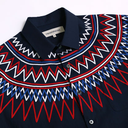 [PREMIUM] 202112 RIBBON  NAVY SHIRT（ユニセックスシャツ）