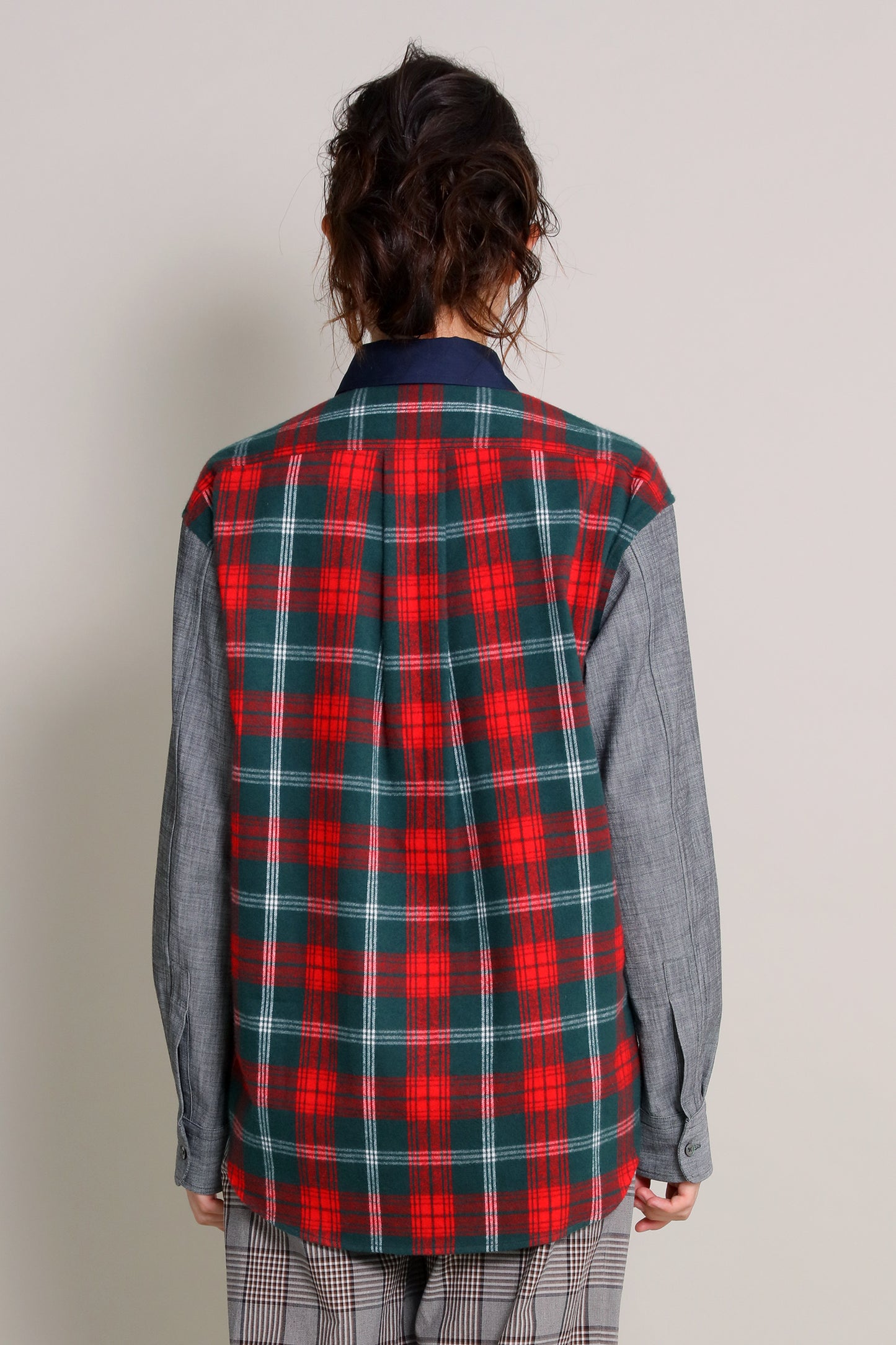 [UNISEX] 202112 GREY NAVY SHIRT（ユニセックスシャツ）