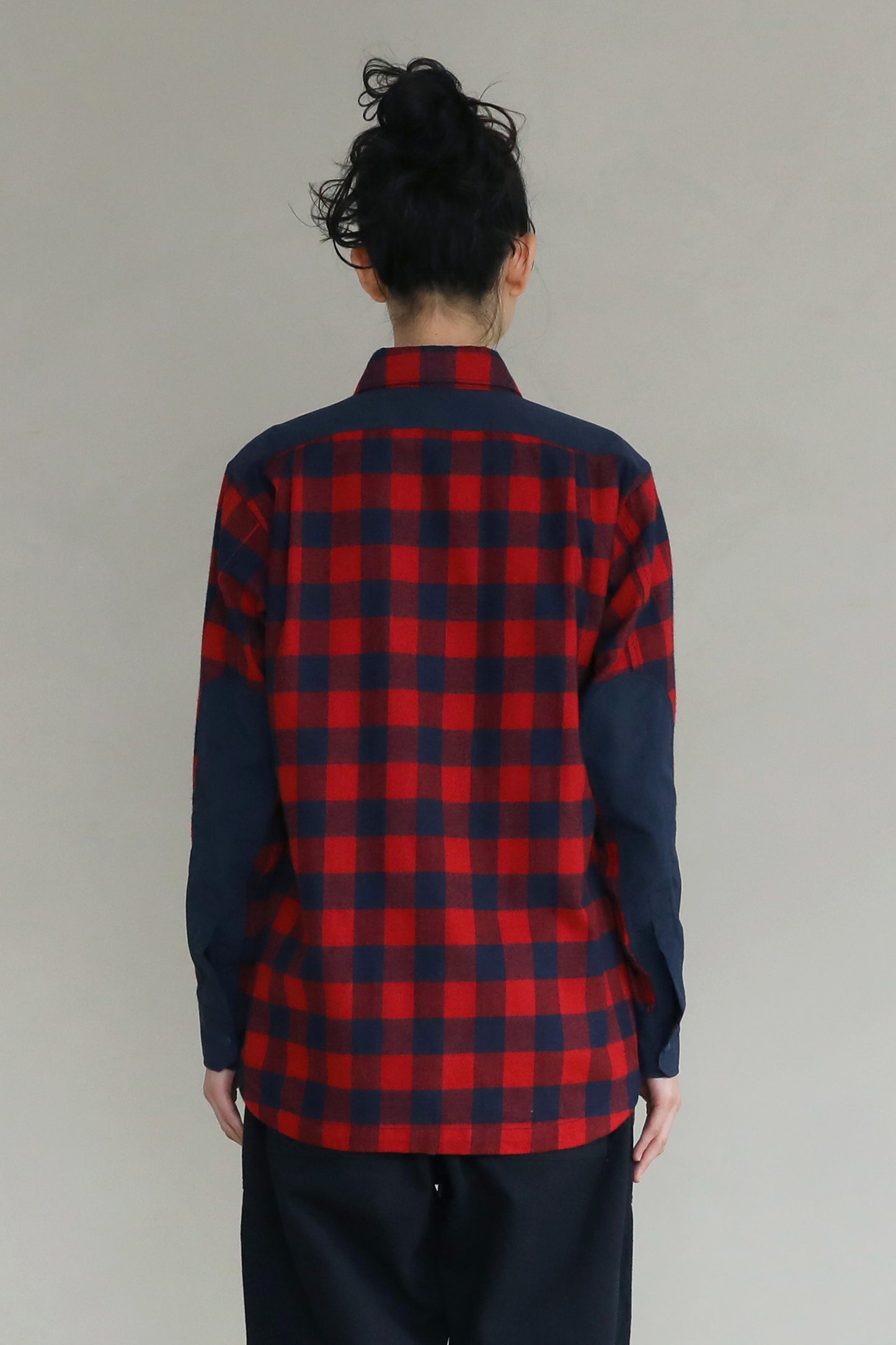 [UNISEX] 202201  INDIGO×RED（ユニセックスシャツ）