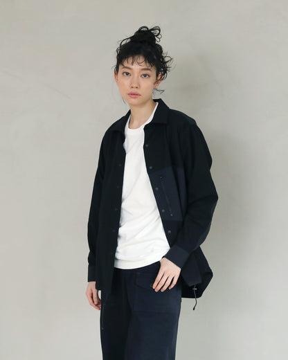 [UNISEX] 202201 BLACK×BLACK（ユニセックスシャツ）