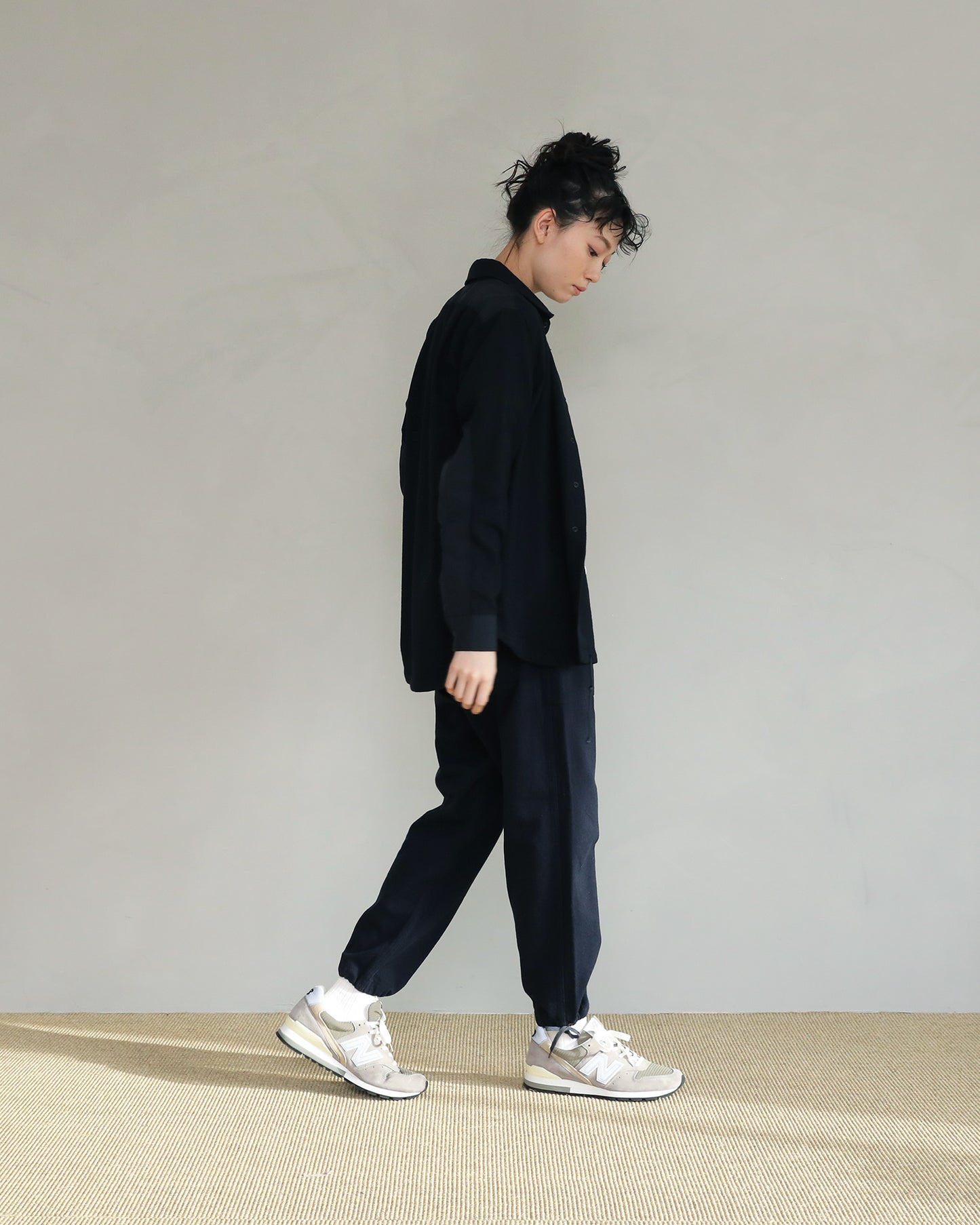 [UNISEX] 202201 BLACK×BLACK（ユニセックスシャツ）