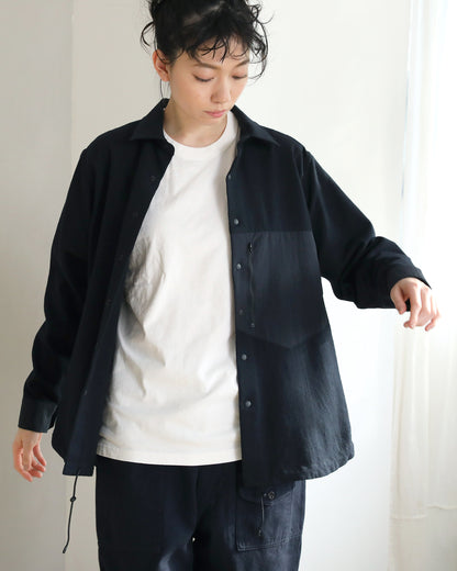 [UNISEX] 202201 BLACK×BLACK（ユニセックスシャツ）