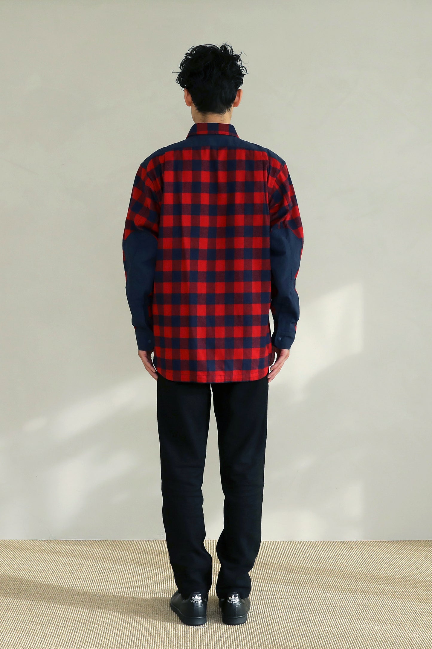 [UNISEX] 202201  INDIGO×RED（ユニセックスシャツ）