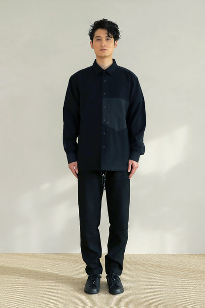 [UNISEX] 202201 BLACK×BLACK（ユニセックスシャツ）