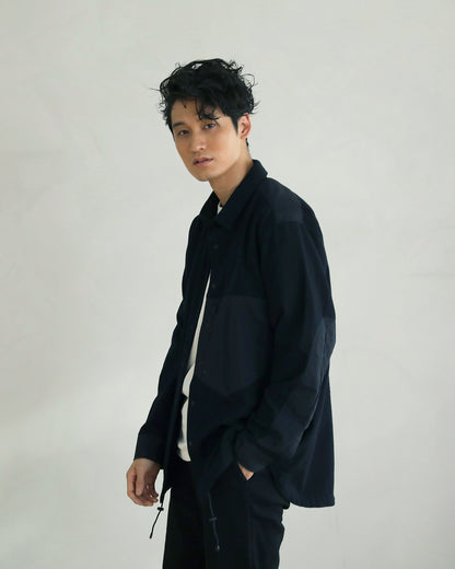 [UNISEX] 202201 BLACK×BLACK（ユニセックスシャツ）