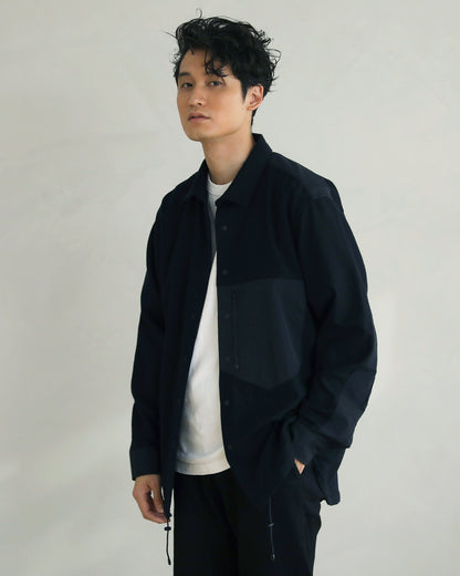 [UNISEX] 202201 BLACK×BLACK（ユニセックスシャツ）