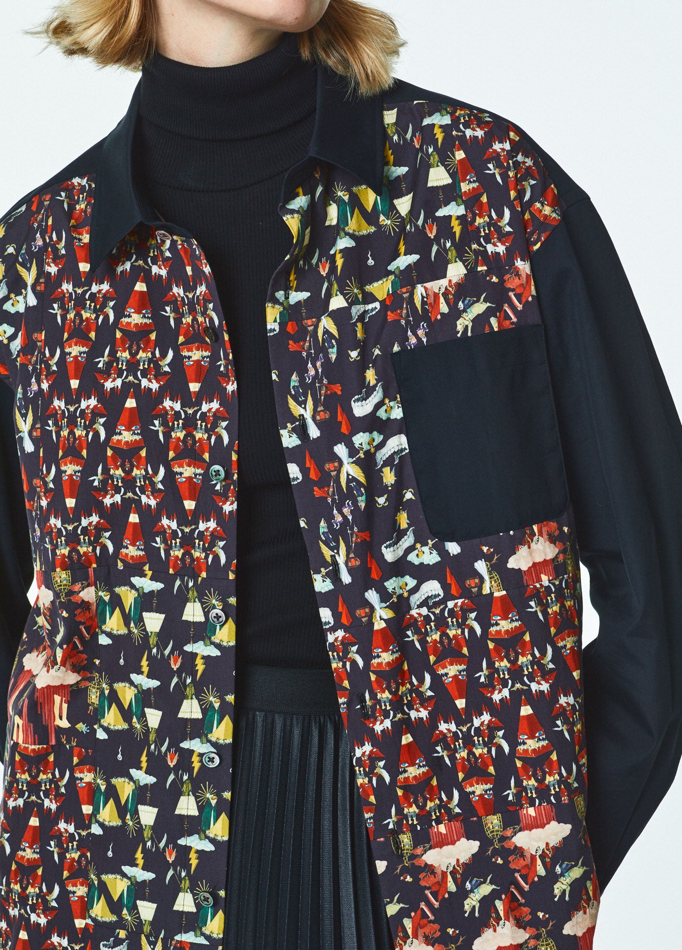 [Unisex, Limited] TROPOPAUSE × junaida PATCHWORK SHIRT