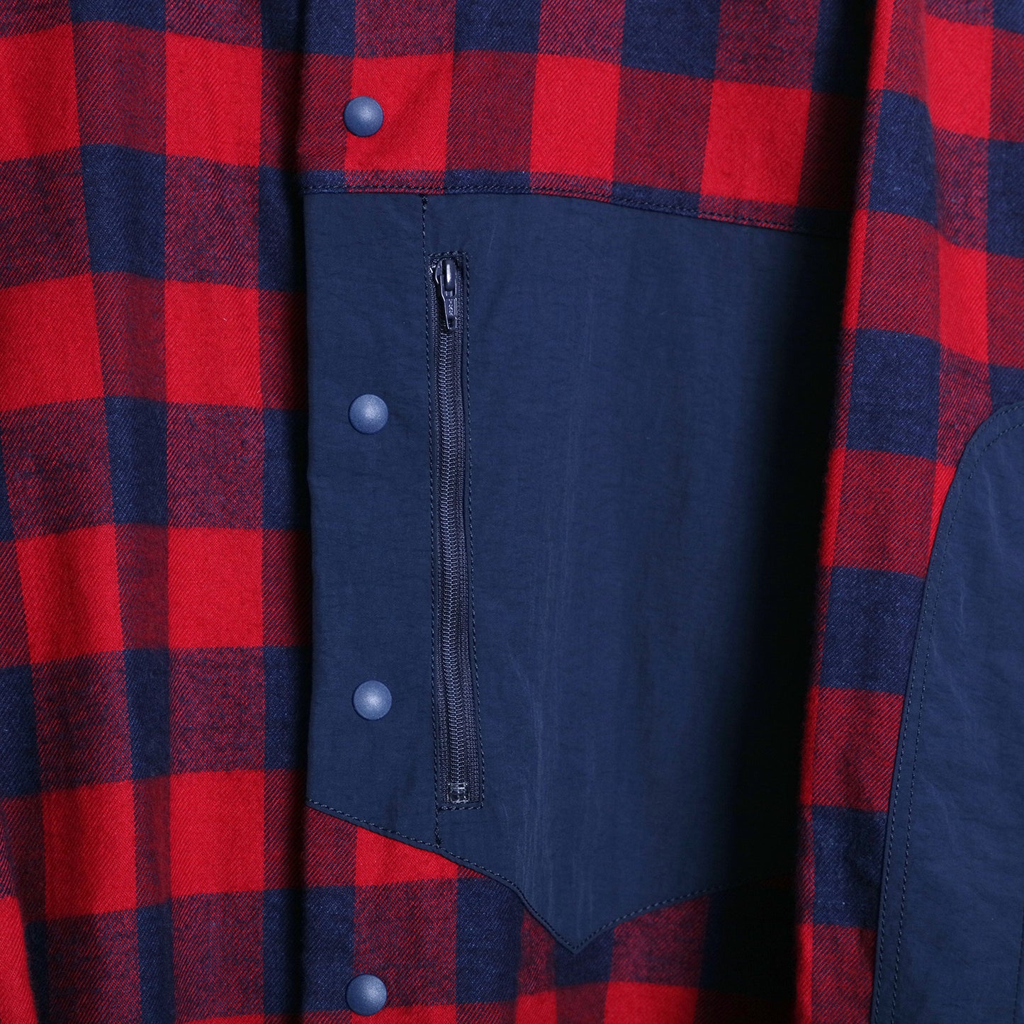 [UNISEX] 202201  INDIGO×RED（ユニセックスシャツ）