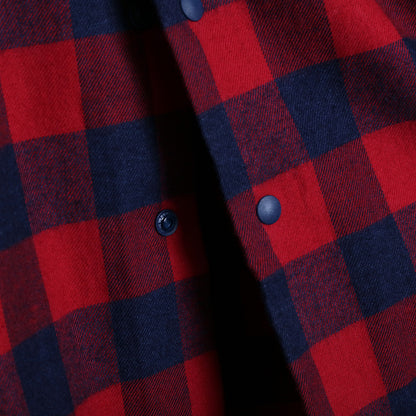 [UNISEX] 202201  INDIGO×RED（ユニセックスシャツ）