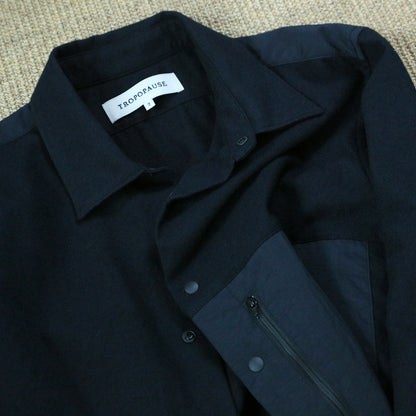 [UNISEX] 202201 BLACK×BLACK（ユニセックスシャツ）