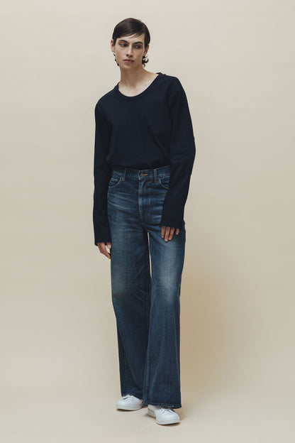 [Unisex] LONG-T（NAVY）