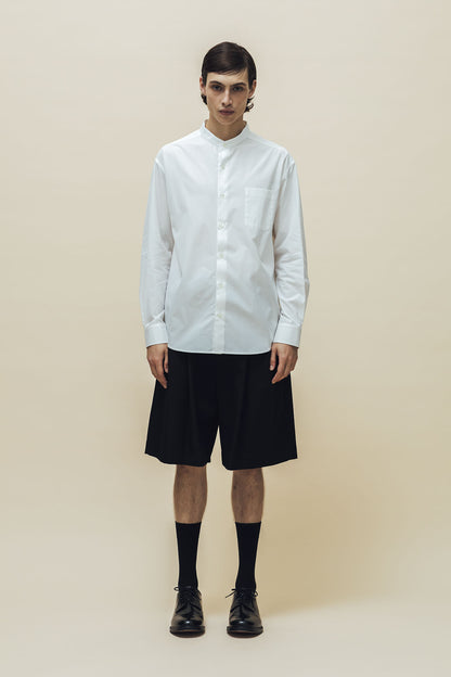 [Unisex] THE WHITE SHIRT (STAND COLLAR)