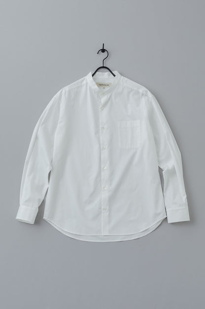 [Unisex] THE WHITE SHIRT (STAND COLLAR)